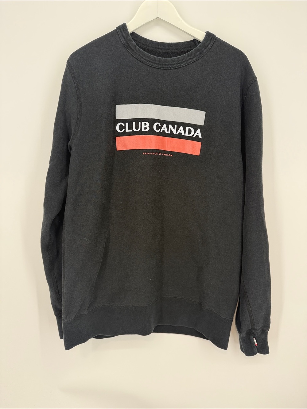 Province of Canada Club Canada Black Crewneck Sweatshirt